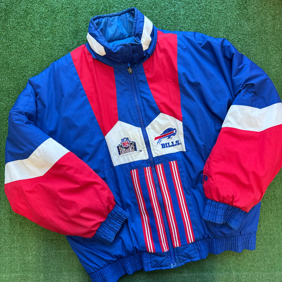 Vintage Buffalo Bills Reversible Jacket Size XL