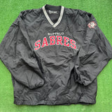 Vintage Buffalo Sabres Reversible Windbreaker Jacket Size XL