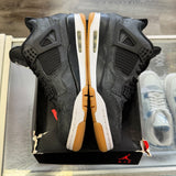 Jordan Laser Black Gum 4s Size 10.5