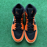 Jordan Black Cone Mid 1s Size 9.5