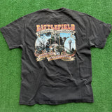 Vintage Harley Davidson Battlefield Tee Size L