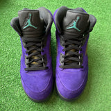 Jordan Alternate Grape 5s Size 10