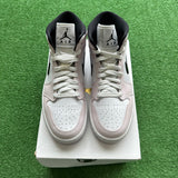 Jordan Barley Rose Mid 1s Size 7.5W/6M