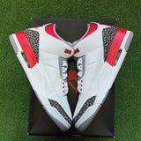 Jordan fire Red 3s Size 10.5