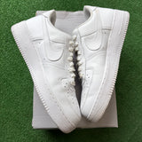 Nike White Air Force 1s Size 12