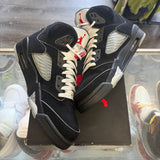 Jordan Black Metallic 5s Size 10