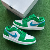 Jordan Lucky Green AquaTone Low 1s Size 6W/4.5M