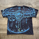 Vintage Wolf Liquid Blue Tee Size L