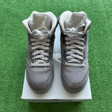 Jordan Wolf Grey 5s Size 6.5Y