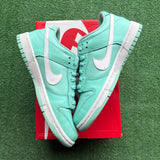 Nike Emerald Rise Low Dunks Size 7Y