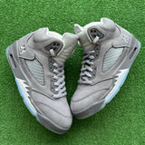 Jordan Wolf Grey 5s Size 9