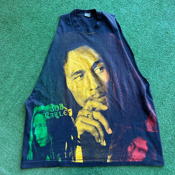 Vintage Bob Marley Sleeveless Tee Size XL