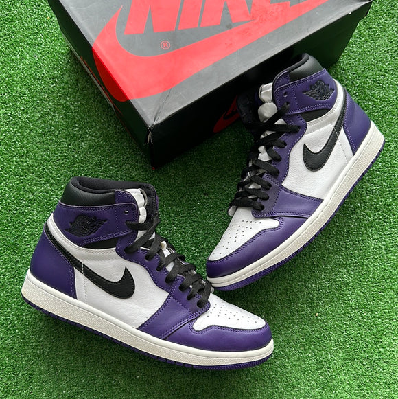 Jordan Court Purple 2.0 1s Size 9.5