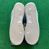 Nike Linen Low Air Force 1s Size 11.5