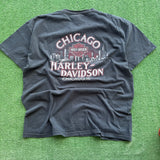 Vintage Harley Davidson Chicago Tee Size XL