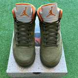 Jordan Olive 5s Size 13