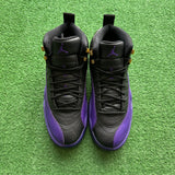 Jordan Field Purple 12s Size 8