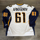 Vintage Buffalo Sabres Max Afinogenov Jersey Size XXL