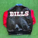Vintage Buffalo Bills Jeff Hamilton Leather Jacket Size XL