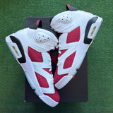 Jordan Carmine 6s Size 12