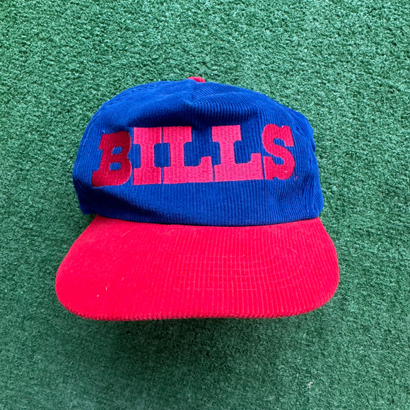 Vintage Buffalo Bills Corduroy Snapback Hat