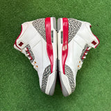 Jordan Cardinal 3s Size 6Y