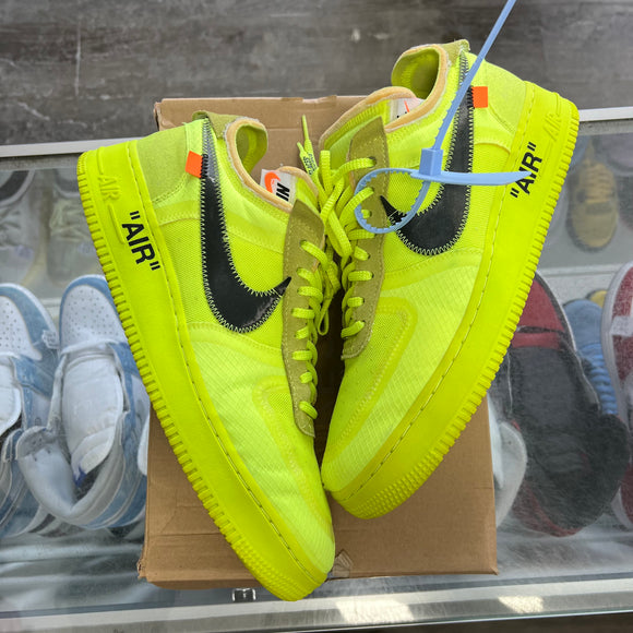 Nike Off White Volt Air Force 1s Size 11