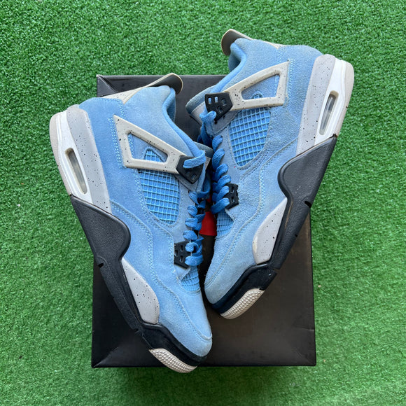 Jordan University Blue 4s Size 7Y