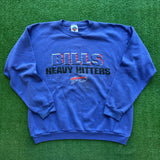 Vintage Buffalo Bills Heavy Hitters Crewneck Size XL