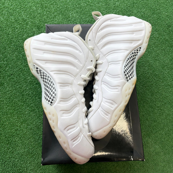 Nike Triple White Foamposite Size 12