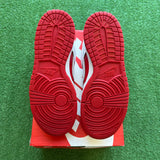 Nike Championship Red Low Dunk Size 5.5Y