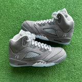 Jordan Wolf Grey 5s Size 7Y