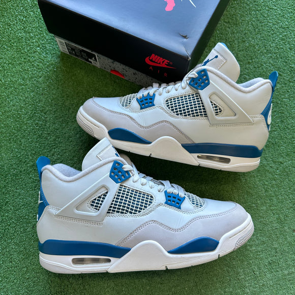 Jordan Military Blue 4s Size 10