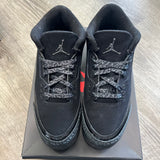 Jordan Black Cat 3s Size 7Y