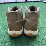 Jordan Natural Olive 11s Size 12W/10.5M