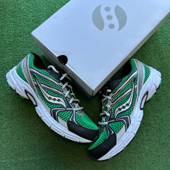 Saucony Silver Green Ride Mellenniums Size 9