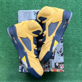 Jordan Michigan 5s Size 10