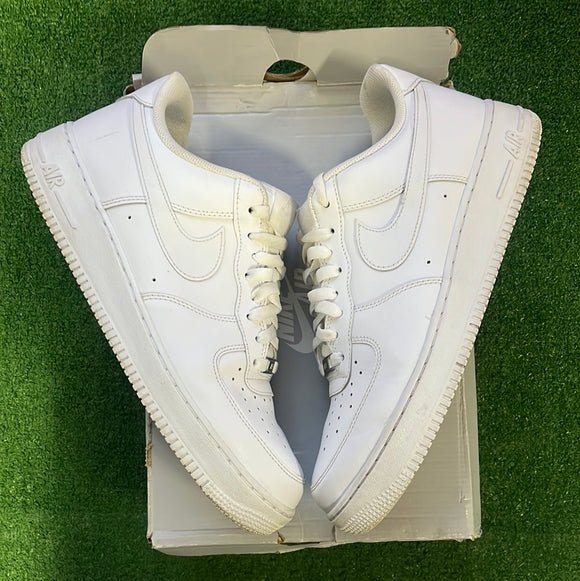 Nike All White Air Force 1s Size 11.5