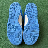 Nike University Blue Low Dunks Size 11.5
