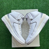 Jordan White Cement 2s Size 10