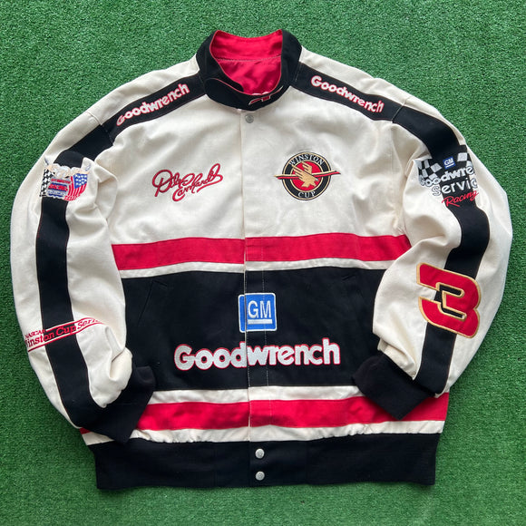 Vintage Jeff Hamilton Dale Earnhardt NASCAR Jacket Size XXL – My