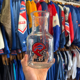 Vintage Buffalo Bills Glass Jug