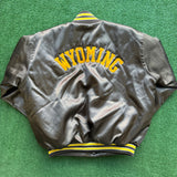 Vintage Wyoming Satin Jacket Size L Buffalo