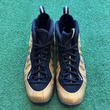 Nike Metallic Gold Little Posite Size 7Y