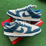 Nike Industrial Blue Sashiko Low Dunk Size 10.5