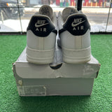 Nike White Black Swoosh Air Force 1s Size 11