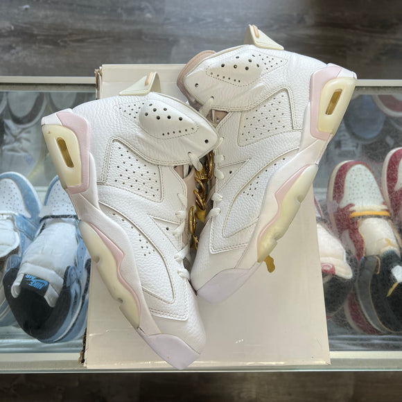 Jordan Gold Hoops 6s Size 11W/9.5M