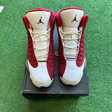 Jordan Red Flint 13s Size 7Y