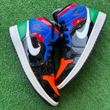 Jordan Multi Patent Mid 1s Size 9.5W/8M