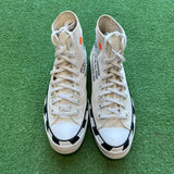 Converse Off White Chuck Taylor Size 10